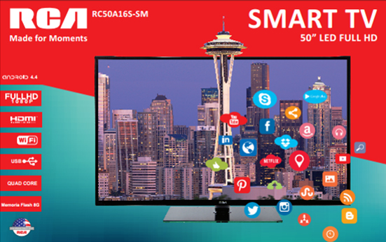 Televisor LED Smart 40 RCA RC40S22T2-3DSM — Rodelag Panamá